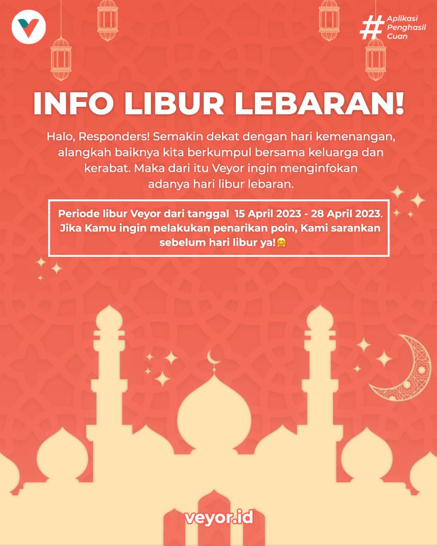 Info Libur Lebaran! Veyor Indonesia